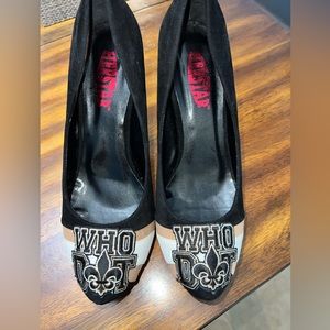 *Rare* Herstar “Who Dat” platform heels. Size 10
